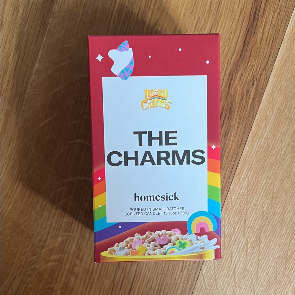 Lucky Charms “The Charms” Homesick Scented Candle General Mills Collab